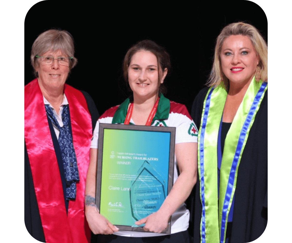 Claire Lane Wins Health Minister’s Award for Nursing Trailblazers